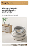 children's toilet, multifunctional potty, kids bathroom accessory, toilet training aid, Zibang V1106-113-06087-GRY-HARDSEATCUSHION
