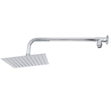 G1/2in Thread Wall Mounted Stainless Steel 8in Rainfall Showerhead Top Spray Shower Head Bathroom V1294-YM0901-3112200109112