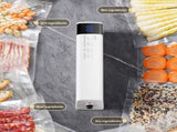 **1pc black Portable Wireless Vacuum SealerUSB Charging Compact Design, One-Touch Sealing for V1102-ZKFKJ002