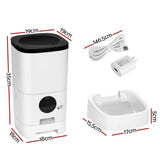 i.Pet Automatic Pet Feeder 6L Wifi Camera Dog Cat Smart Food Dispenser Timer PET-FEEDER-6L-VIDEO-WH