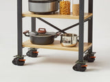 Leveling Casters, Set of 4, 1000 kg Total Load Capacity, 63.5 mm, Heavy Duty with Upgraded Handle V952-DJJLBSDJPBS4EN0Q3V0