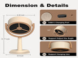 Rechargeable Desktop Range Hood with 2 Speed Fan, Low Noise Portable Cooker Hood, Kitchen V1192-AZ-W-10501