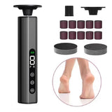 Grey Professional 2-in-1 Electric Foot Callus Remover and Manicure Kit - 9 Speeds Rechargeable V888-ELOSUNG18456