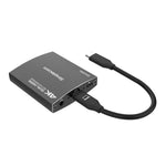 Simplecom DA330 USB-C to Dual HDMI MST Adapter 4K@60Hz with PD and Audio Out V28-DA330