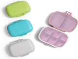 4PS 8 Compartments Travel Pill, Pocket Pharmacy for Purse Daily Box Portable Medicine V1259-DP01-A-4619