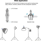 3Pcs 260cm Heavy Duty Stainless Steel Light Stand for Photo and Video V571-328453949393