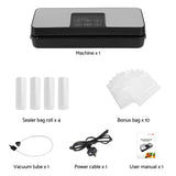 Devanti Food Vacuum Sealer Machine Auto Seal Cutter 5 Modes Storage Bags 4 Rolls FVS-30-BAG-15X2