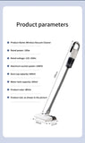White Wireless Stick Vacuum and Stereoscopic Mop with 2 Filters, Swivel Brush Head and 106cm Handled V888-ELOSUNG52029