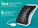 Adjustable Air Lumbar Spine Reliever Inflatable Back Stretcher with Acupressure & Magnets V1181-RM0044