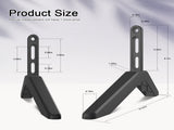 Universal TV Stand with Screws - Easy Installation - Tabletop Stand for Vizio, Samsung, LG, TCL, V1237-ZY-203-1595