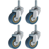 4 Pack 360 Furniture Casters M10 Heavy Duty Swivel Caster, 75mm V1237-ZY-528-316
