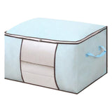 Clothes Storage Bags Fabric Foldable Blanket Storage Container Closet Organizer with Clear Window V1294-YM0901-3117250021329
