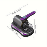 golden Wireless Mite Removal Vacuum Blue Light Sterilization, Deep Cleaning for Beds & Cars, Long V1232-CMXCJ003
