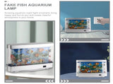 Fake Aquarium Decorative Lamp Artificial Tropical Fish Tank Motion Night Light Virtual Moving V1369-AZ3-W-16415