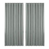 Artiss 2X Blockout Curtains Eyelet 300x230cm Grey Shine BC-SHINE-300X230-GY