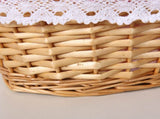 Wicker Picnic Basket Willow Woven Hand Basket Rustic Picnic Activities Handle Basket V1294-YM0715-211103AH01-2
