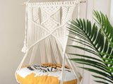 Cotton Rope Hanging Swing Hammock Chair Tassel Tapestry Decorations for Cat Pet Home Garden V1294-YM0901-3117200098711