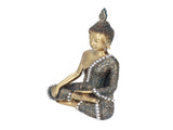 Buddha Ornament Resin Retro Small Decorative Desktop Sitting Buddha Statue for Home Office V1294-YM0715-3115210274811