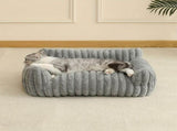 white Comfortable Cat Sofa, Cute and Soft Cat Bed, Cat House Breathable Cat Sleeping Basket, V1106-MSF001