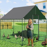Large Chicken Coop Hen House 276x207x300cm Cage Enclosure V178-66930