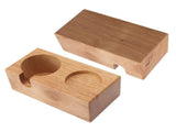 Wooden Coffee Protafilter Stand Holder Coffee Tamper Holder Stand Tamping Station Burlywood V1294-YM0717-3118220188412