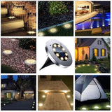 LED Solar Underground Light Waterproof Color Changing Garden Buried Lamp V201-W13043079