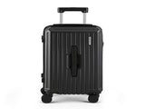 Wanderlite 20" Trunk Luggage Suitcase Travel Carry On TSA Lock Black LUG-ABS-TRUK01-20-BK