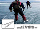 1 Pair Stainless Steel Replacement Blades for Ice Skating Shoes Practical Skate Blade Set V1370-AZ4-18051