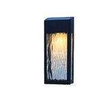 2pc Solar Fence Lights Solar Post Accent Light/Wall Light for Outdoor, Porch and Garage, Body in V1370-AZ4-05021