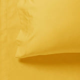 1000TC Ultra Soft King Size Bed Yellow Flat & Fitted Sheet Set V493-AKS-21