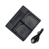 Hridz EN-EL20 Dual USB Battery Charger for Nikon EN-EL20 EL22 EL20A J1 J2 J3 S1 V3 V571-TFDCB2B1C1BENEL20-C