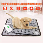 Pet Electric Heating Pad Heated Mat Warmer Blanket Bed for Dog Cat Puppy 45x45CM V201-W12991197