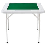 Mahjong Table, 4 Player Folding Domino Table with Wear-Resistant Green Tabletop, Portable Square V952-SDMJZBSWZDMJOF0ZJV0