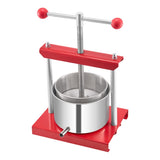 VEVOR 0.8 Gal/3L Fruit Wine Press, 2 Stainless Steel Barrels, Manual Juice Maker, Cider Apple Grape V952-GJYZJTMBXG3L4YRM6V0