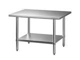 Cefito 914x762mm Stainless Steel Kitchen Bench 430 SSKB-430S-36-30