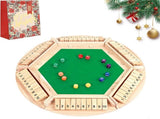 Shut The Box-Wooden Dice Board Game, Funny Shut The Box Game 2-4 Player, Board Games Gift for V1189-LWWAL-20260325-00284