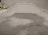 Bathtub Spa Pillow Bath Pillows for tub, with Non-Slip 6 Large Strong Suction Cups, Free Machine V1192-AZ-W-15856