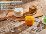 4 Pcs Creative Glass Cups Vintage Drinking Glasses Ribbed Glassware Aesthetic Cups Entertainment V1369-AZ3-W-07151