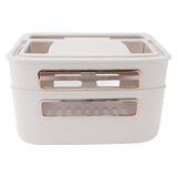 Router Storage Box 2 Layer Dust Proof Multifunctional with Lid Cable Management Router Box for Modem V1294-YM0901-3117240219211