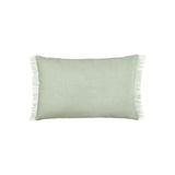 Vintage Design Homewares Sage French Linen Filled Cushion Oblong - 35cm x 55cm V442-HIN-CUSHION-FRENCHLINEN-SAGE-RE