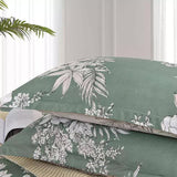 Vintage Floral Duvet Cover Set - Reversible Design-King V745-AQ082033K3