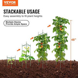 6 Packs Tomato Cages for Garden, 1230 mm Tomato Trellis Plant Stakes, Stackable Tall Plant V952-KZDFQZZZCJ480IG42V0