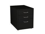 Levede 3 Drawer Office Drawers Cabinet Black HO0401-BK