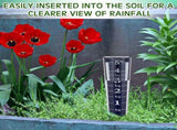 4 Pcs 5 Inch Capacity Rain Gauge Outdoor Easy to Read Acrylic Gauges Measure and Monitor V1259-DP01-A-5736