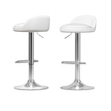 Artiss Bar Table and Stools Set Dining Desk Kitchen Chairs Cafe Pub BA-TAB-CHR-GASLIFT-WHSV