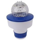 8 Inch Chemical Dispenser 11cm Lighted Floating Pool Chlorine Tablet Dispenser for Spa Hot Tub V1294-YM0706-3111230187811