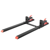 Pallet Forks, 1814 kg Clamp on Pallet Forks, 149 cm Total Length Heavy-Duty Tractor Fork with V952-TPHCKDJK60INXOZ1G001V0