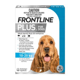 Frontline Plus Dog 10-20kg Blue Medium 6pk FRONTLINE-WFPDM6