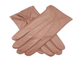 Dents Mens Genuine Full Grain Leather Gloves 3 Point Stitch Fleece Lined Warm Winter - Cognac V563-DENTS-75-0003-COGNAC-L