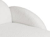 Levede Sofa Chair Fleece Upholstered Single White SF1009-BG